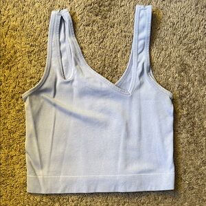 Blue Colsie Activewear Crop Top